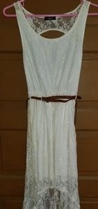 White lace dress